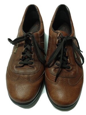 Mephisto Runoff Air Jet Leather Oxford Shoes Mephisto Match RunOff Air Jet Brown Leather Oxford Casual  main image 3
