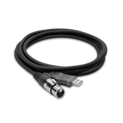 Hosa Technology Tracklink Microphone XLR Female To USB Interface Cable 10'