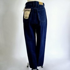 Vintage 90s Blue Dyed Lee Relaxed Fit Jeans USA Made Womens 10 M (29X28) New NWT