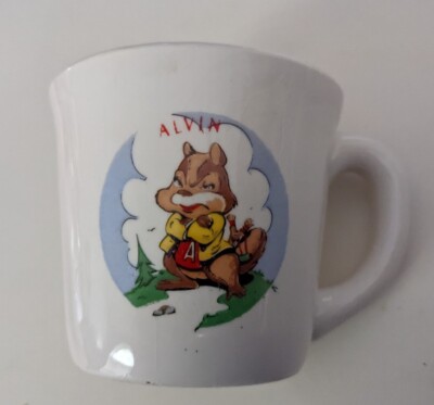 Vintage 1959 Sabin China Chipmunks Alvin plate and mug set | eBay