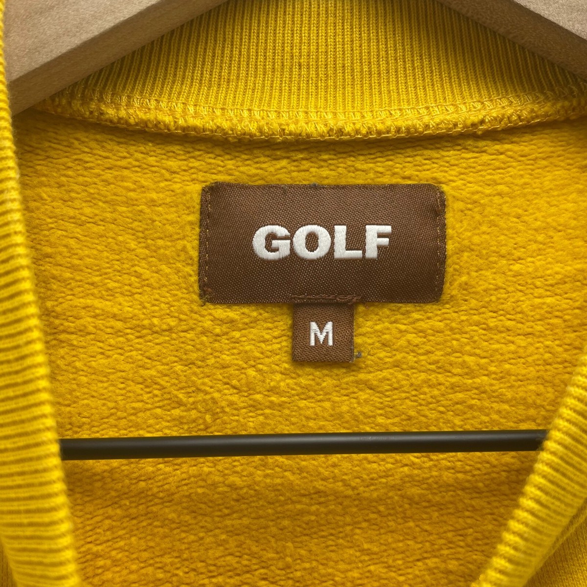 Golf Wang Sweater Yellow Embroidered Tyler the Creator Golf Wang Sweater Yellow Embroidered Tyler the Creator