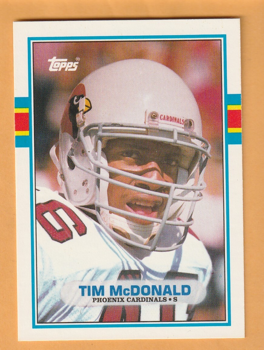 Tim McDonald Phoenix Cardinals 1989 Topps Traded #21T RC USC Trojans 13I