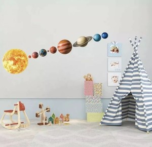 Details About Solar System Galaxy Planets Wall Stickers Decal Kids Room Bedroom Classroom