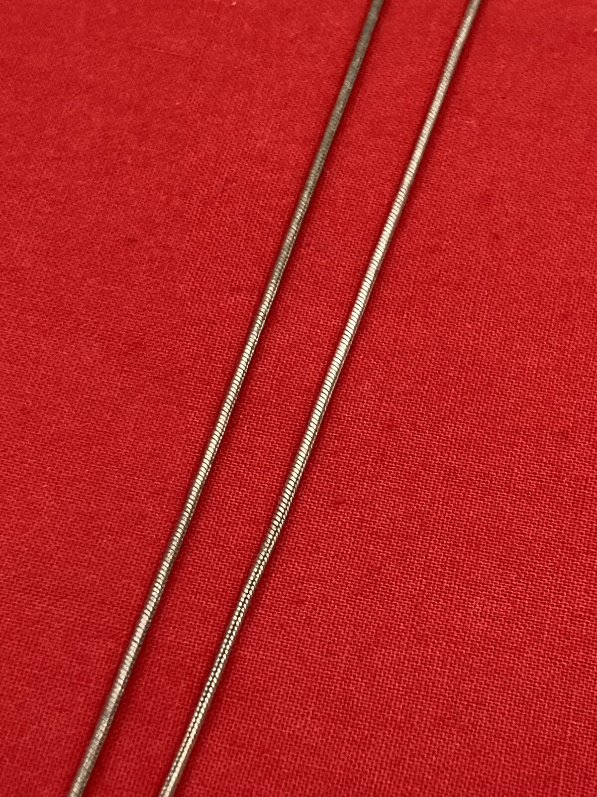 Vintage 925 India Solid Sterling Silver Snake 16”… - image 6