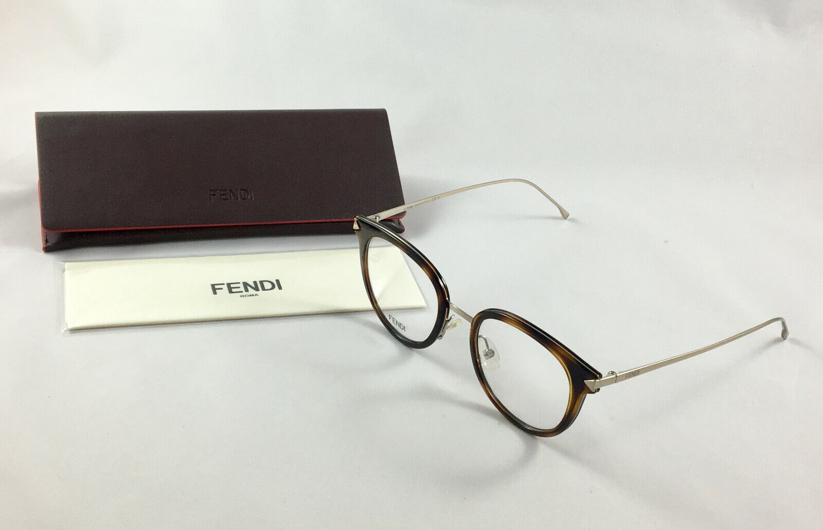 New FENDI FF0166 V4Z Women's Designer Eyeglasses Frames 48-20-140