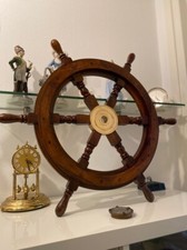 NAVI PIRATA DECORAZIONE MARE OTTONE BARCA REGALO NAUTICA VINTAGE ANTICO RUOTA...