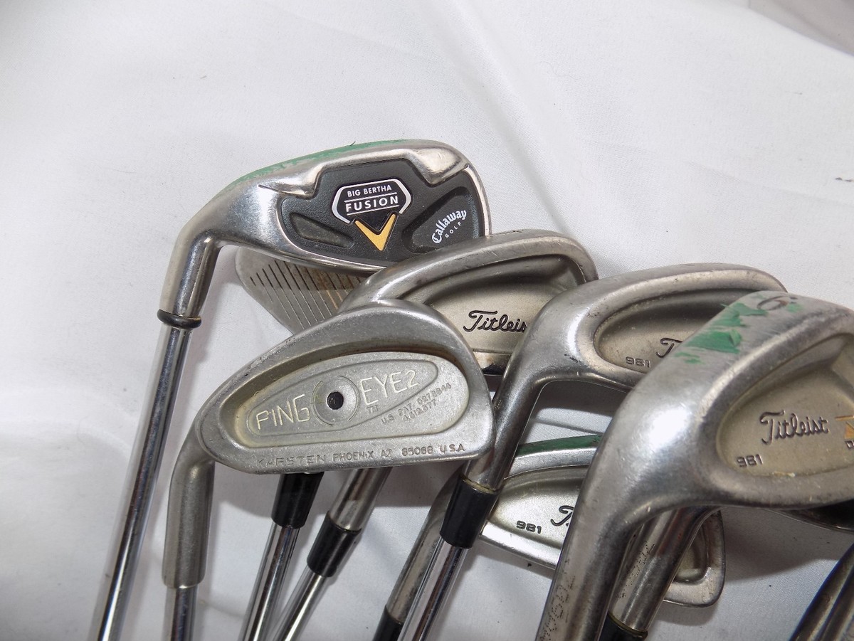 Callaway Big Bertha ゴルフバッグ Lot of 14 Spalding Leather golf bag LH Callaway Big Bertha