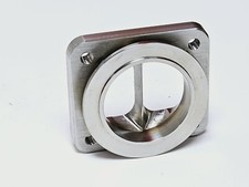 Stainless T4 Divided Inlet To Gt40 Gt42 Gt45 Tial Vband Turbo Adapter Flange