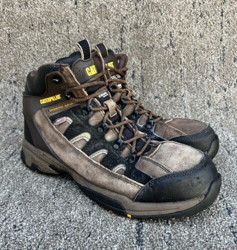 CATERPILLAR 6” Work Boots Steel Toe Composite Pla… - image 1