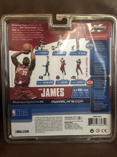 NBA McFarlane Series 13 LeBron James Cavaliers Figure CHASE VARIANT, NEW - Picture 2 of 8