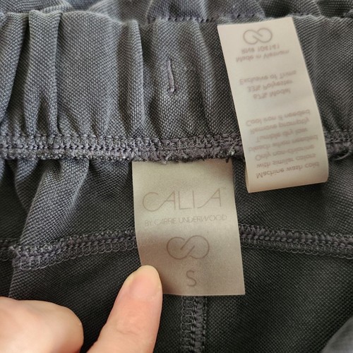 Calia By Carrie Underwood Journey Sandwash Pleated Cuff Jogger Pants Black Small - Picture 8 of 10