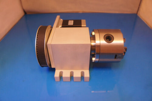 Rotary A Axis the 4th Axis engraving Milling machine 80mm 3 claws Scroll Chuck - Picture 4 of 6