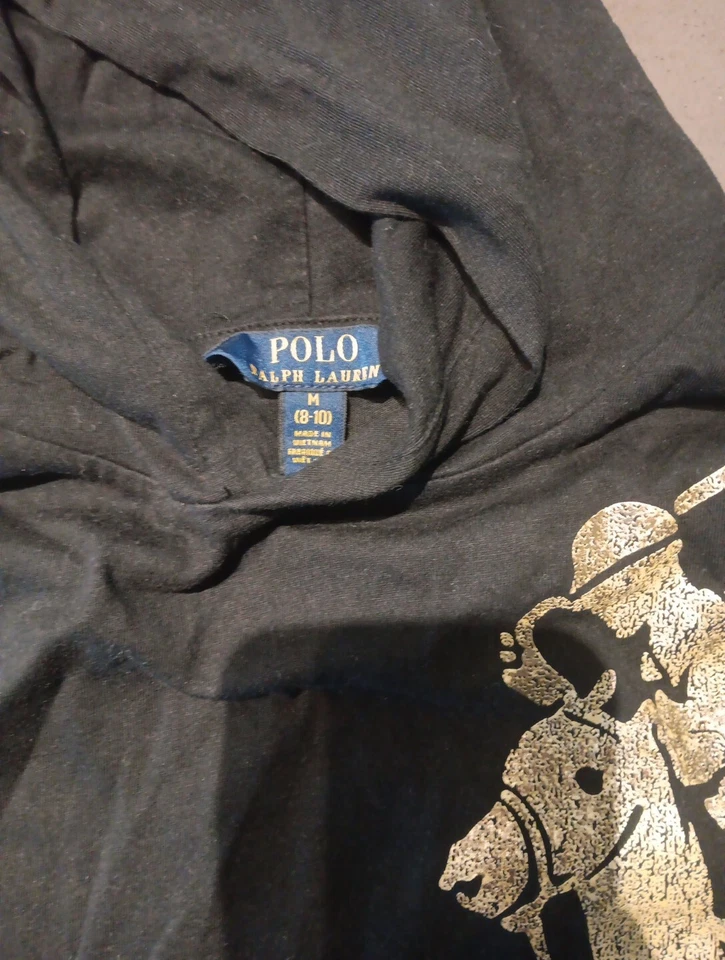 Sudadera con capucha Big Pony 8/10 Ralph Lauren para niñas Foto 2 de 4