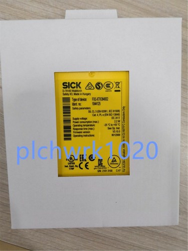 Relais De Sécurité SICK FX3-XTIO84002 – Neuf, Prêt à Installer – Modèle FX3-XTI084002