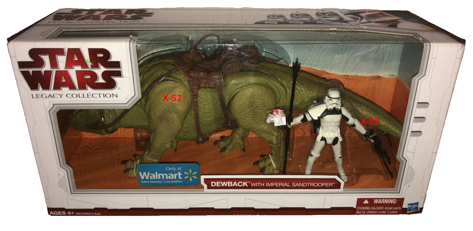 Walmart Exclusive Star Wars Patrol Dewback with Sandtrooper Rider Tatooine Figure