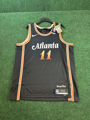 Trae Young Atlanta Hawks Nike Jersey Men's XL Peach Tree City Edition NWT 