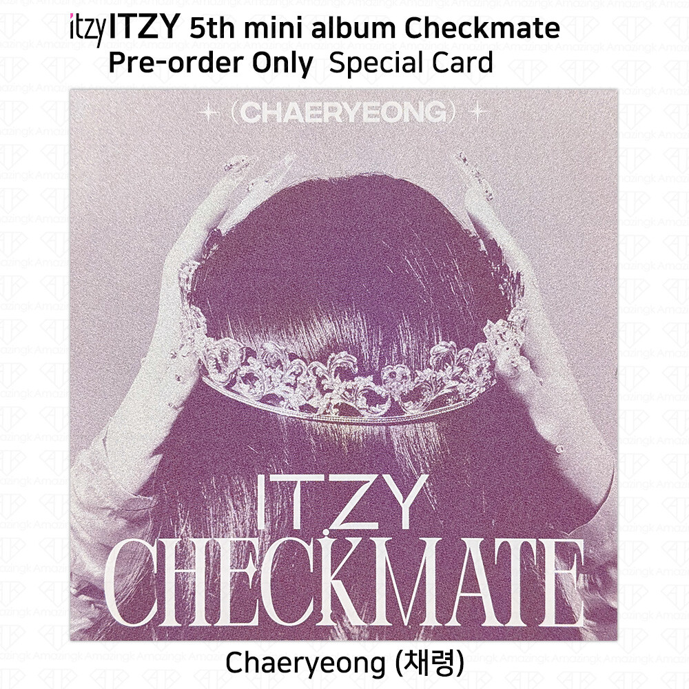 ITZY 5th Mini Album Checkmate Official Photocard Clear Card Special Card  KPOP