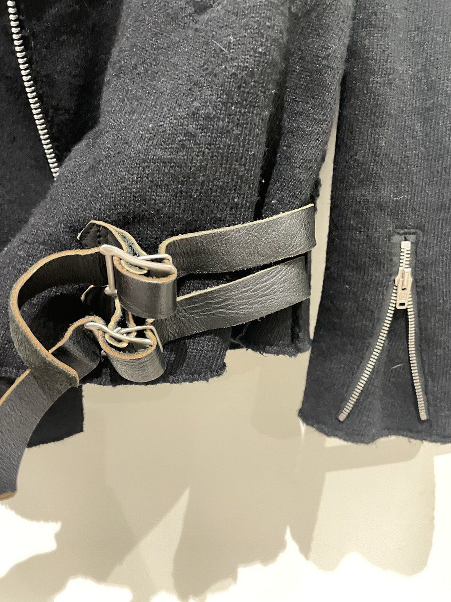 Junya Watanabe MAN x Lewis Leathers Aviakit Knit Biker Jacket