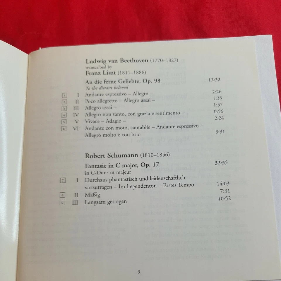 To the Distant Beloved Beethoven - Liszt - Schumann Louis Lortie piano CHANDOS  Foto 4 de 4