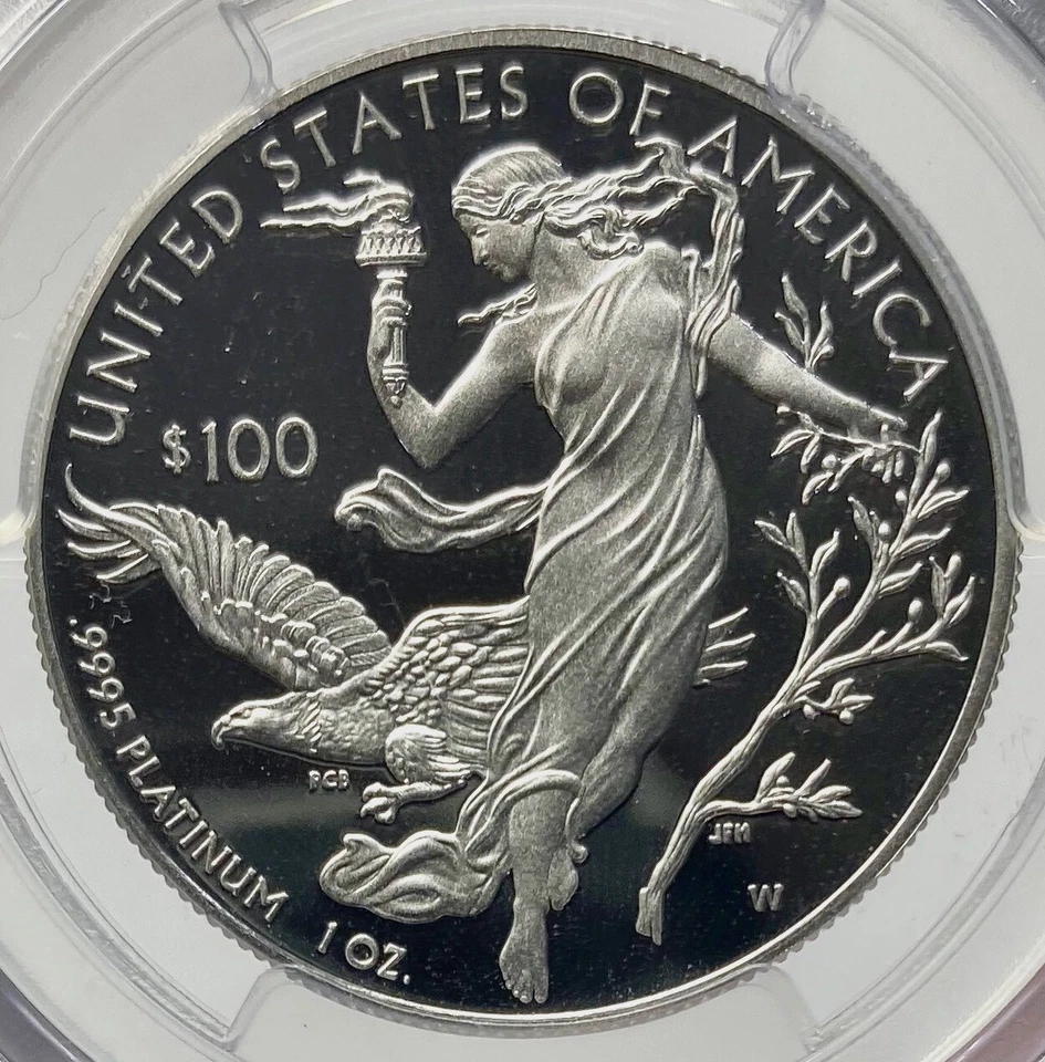 2016-W $100 One-Ounce Platinum American Eagle PCGS PF70 DCAM 1 of 188 - Image 4 of 4