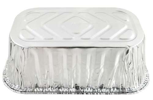  Handi-Foil 1 lb. Aluminum Mini-Loaf/Bread Pan 25 Pack - Disposable Baking Tin - 第 5/6 張圖片