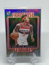2020-21 Donruss Basketball Bradley Beal #30 Franchise Features Green Flood
