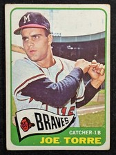 1965 Topps Baseball #200 Joe Torre Milwaukee Braves