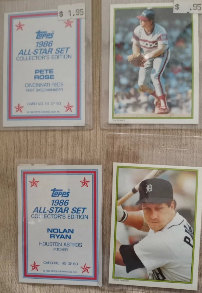 1986 Topps Mail-In Glossy All-Star Collectors Edition Singles-You Pick From List - Image 4 of 4