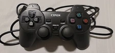 Cipon Wired Controller Compatible with PS-2 Console, Black Remote Gamepad...