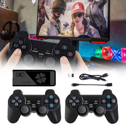 10000+ 4K HDMI TV Video Game Stick Retro Gaming Console w/ 2 Wireless ControllJQ - Picture 2 of 19