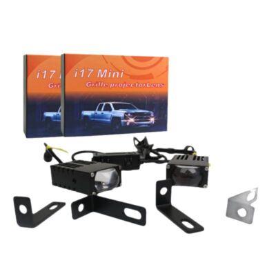 LED Headlight Bumper Projector Mini Driving Light For Car Motobike Bar Spotlight