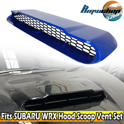 Fits 22-26 Subaru WRX VB 5th 4D/5D Front Hood Scoop Vent Cover Set Painted