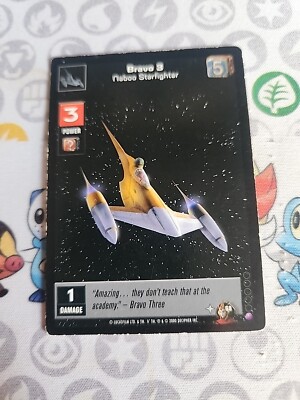 Bravo 3 #68 Young Jedi Battle Of Naboo 2000 LS Uncommon CCG Card