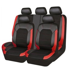 For Dodge Car Seat Cover Front Rear Protector Full Set Waterproof Leather 5-seat