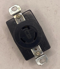 MELAMINE LOCKING RECEPTACLE 20A- 277V AC ONLY MADE IN USA🔔