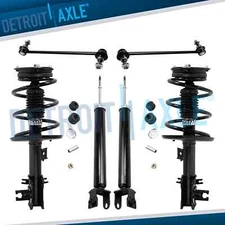 Front Struts w/ Coil Spring Rear Shocks Sway Bars for 2013 - 2018 Nissan Altima