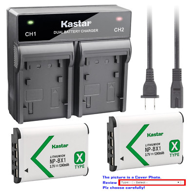 Kastar Battery Rapid Charger for Sony NP-BX1 BC-CSX Sony Cyber-shot DSC-RX100 V