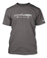 1970 Plymouth Barracuda Cuda 340 Convertible T-shirt - Men - Side View 1970 Plymouth Barracuda Cuda 340 Convertible T-shirt - Men - Side View