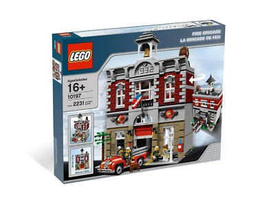 NEW LEGO Creator Modular Building FIRE BRIGRADE Set 10197 Fire Engine 2231 piece