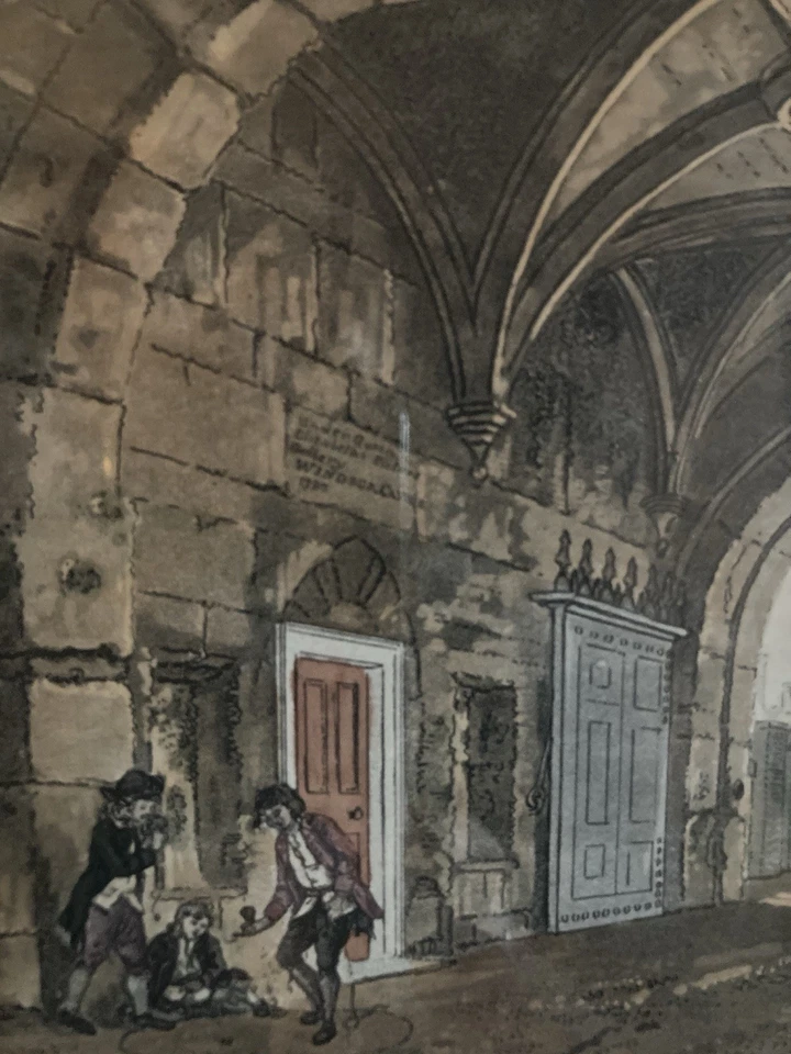 Thomas Palser nach Thomas Sandby Original antiker Gravur Windsor Castle 1812 - Bild 4 von 4