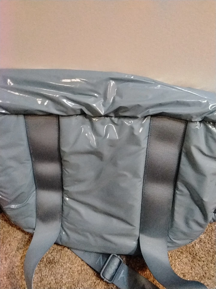 Bolso de Gimnasio Danskin Azul Lona Hinchada En Excelente Estado  Foto 4 de 4