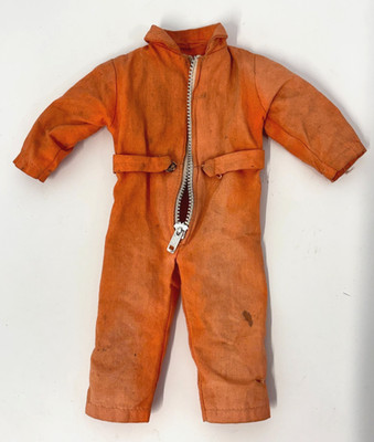 Vintage GI Joe/Action Man - 1964 - Orange Action Pilot Jumpsuit