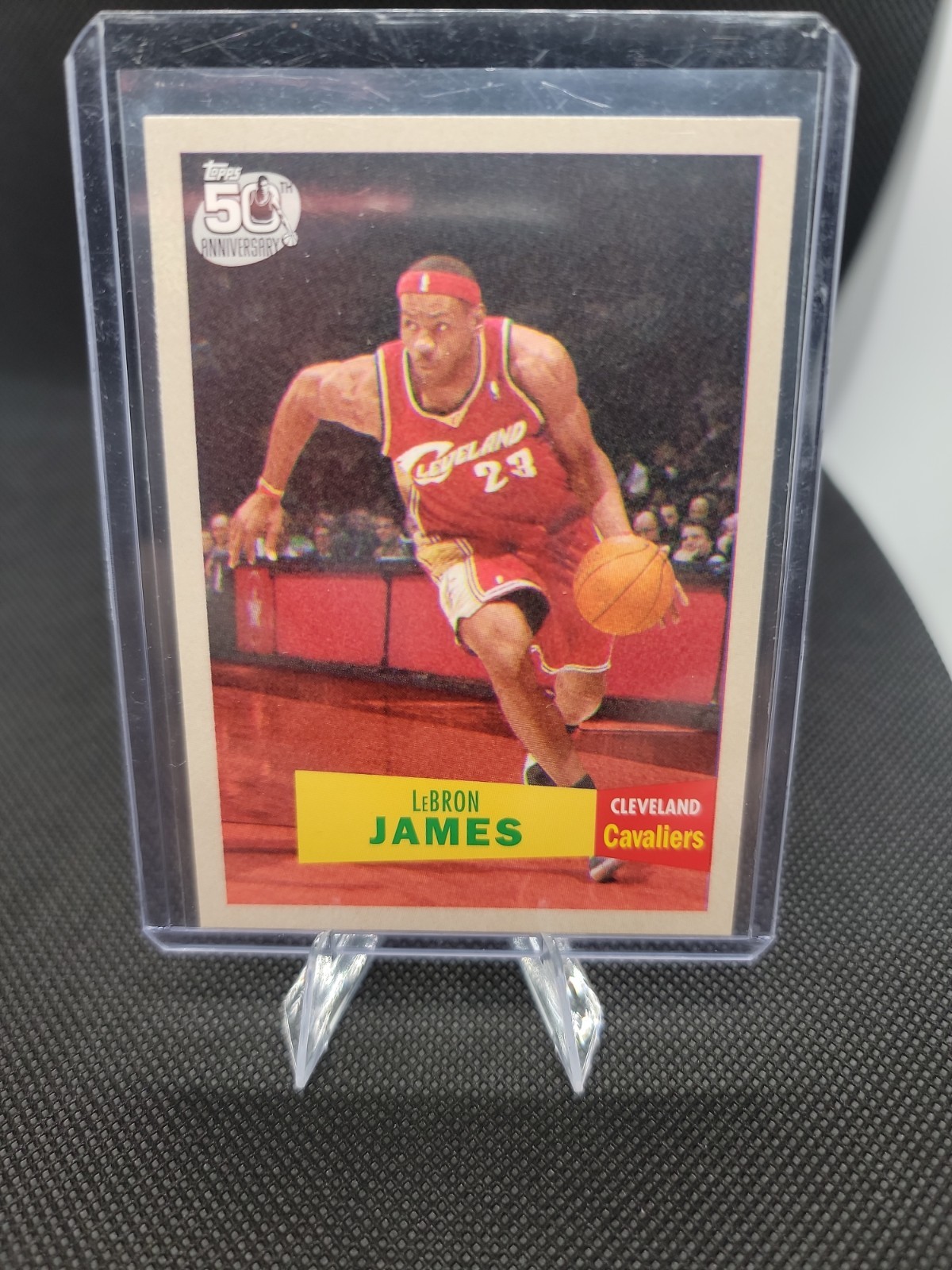 LeBron James #23 Basketball Cards 2007 Topps 1957-58 Variation trading card — raw and PSA graded price guide