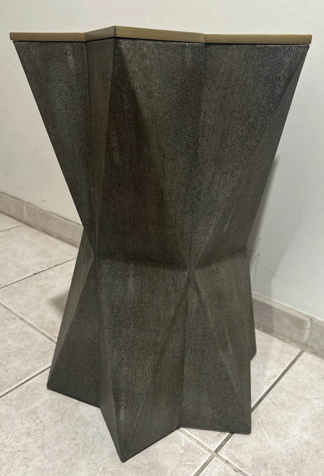 CAPELLA 22in Urban Modern Decor Accent End Table Star Shape Uttermost 24948 CE0 - Image 3 of 4