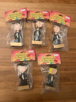 5 Graduation Girl Bobble Heads 5 In Put Your Own Picture In New Wrapped