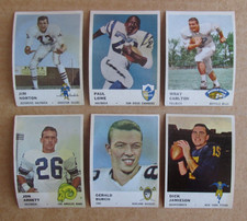 1961 FLEER FOOTBALL CARD SINGLES COMPLETE YOUR SET PICK CHOOSE UPDATED 1/24