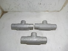 LOT OF 3 CROUSE HINDS CONDUIT BODY 21  3/4" T27 (H6B)