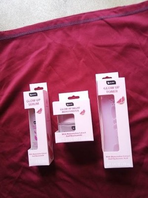 3 B-pure GLOW UP Get 1 Moisturizer, 1 TONER & 1 SERUM New In Packages