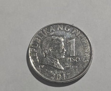 2017  Philippines 1 peso piso Coin circulated