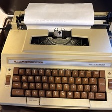 Smith Corona Deville Electric Typewriter Cartridge w/ Case K3RA Works Vintage thumbnail